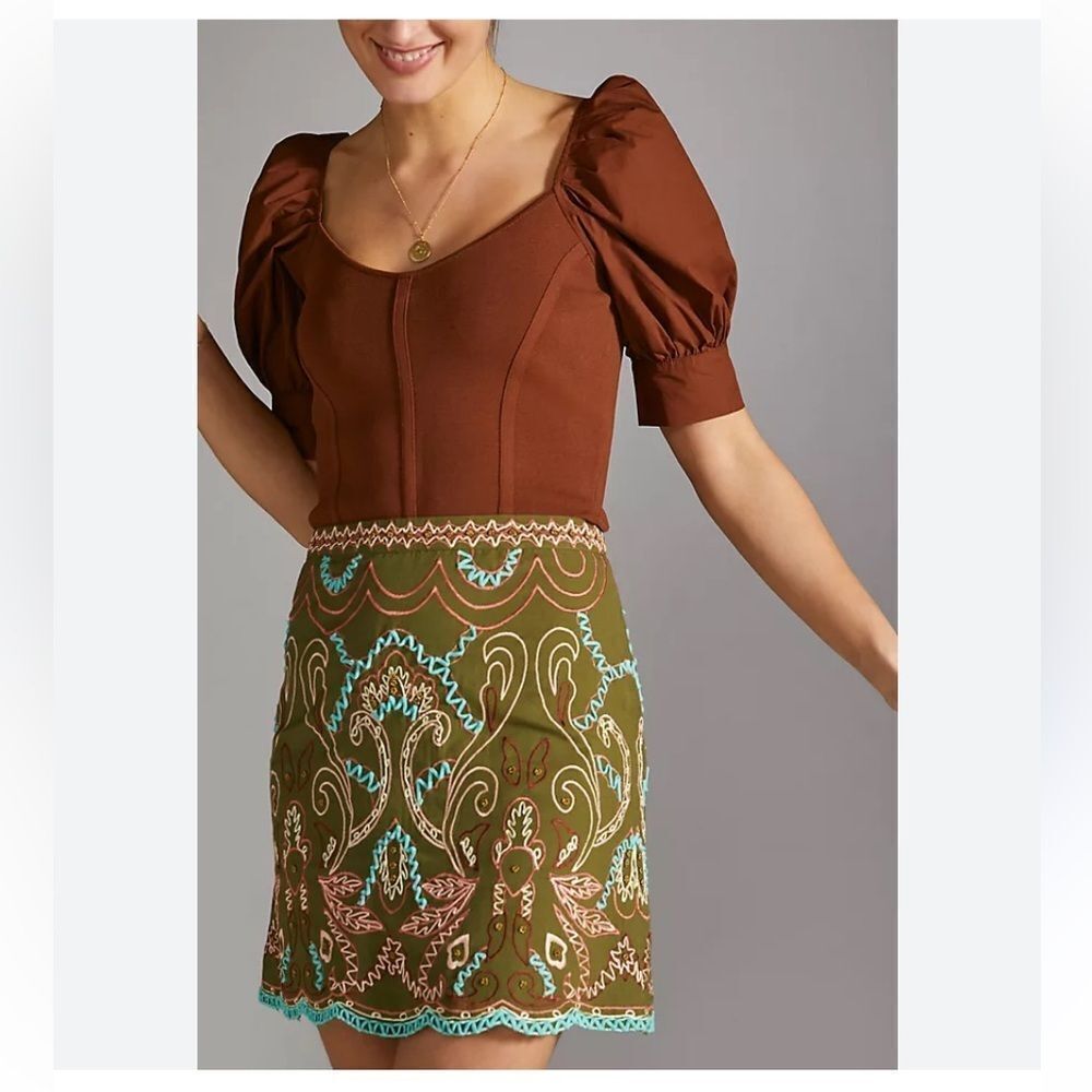 Minifalda A-Line
Anthropologie Size 6